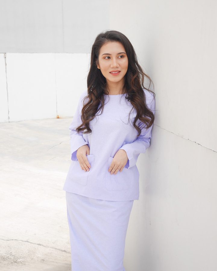 kurung maya blue - 4