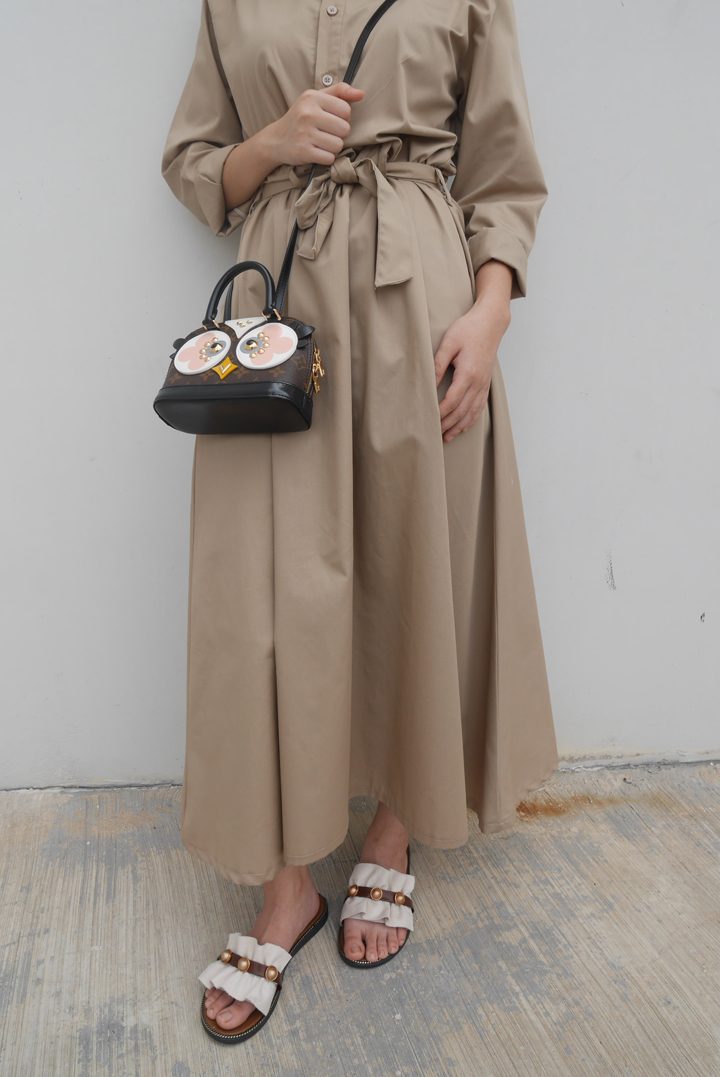 miya dress brown -2