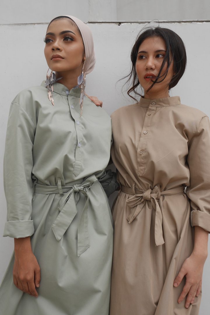 miya dress olive -3